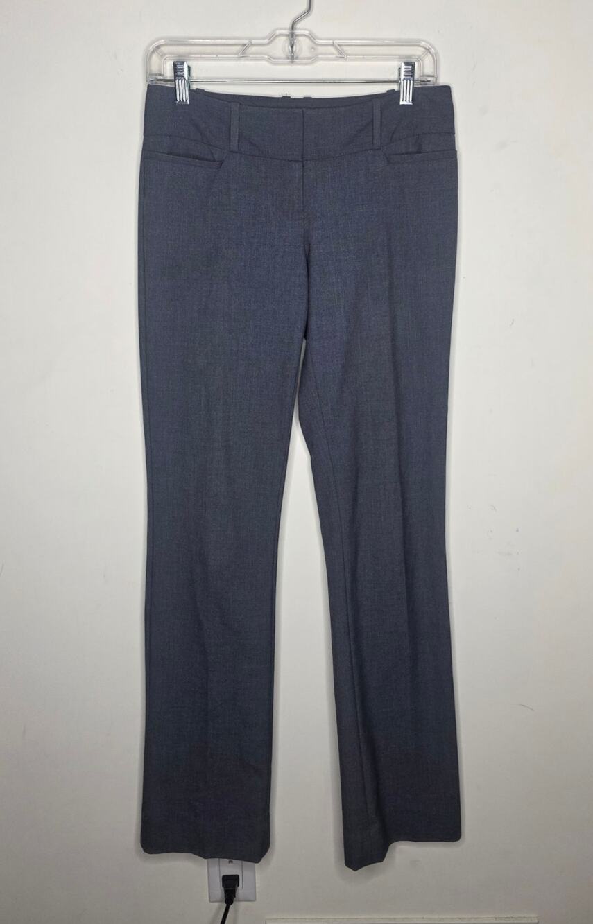 The Limited Drew Fit grey flat front career dress pants - 0 R